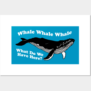 Whale Whale Whale What Do We Have Here Posters and Art